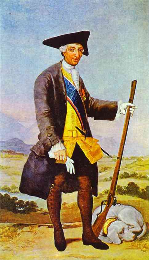 Francisco Jose de Goya Charles III in Hunting Costume